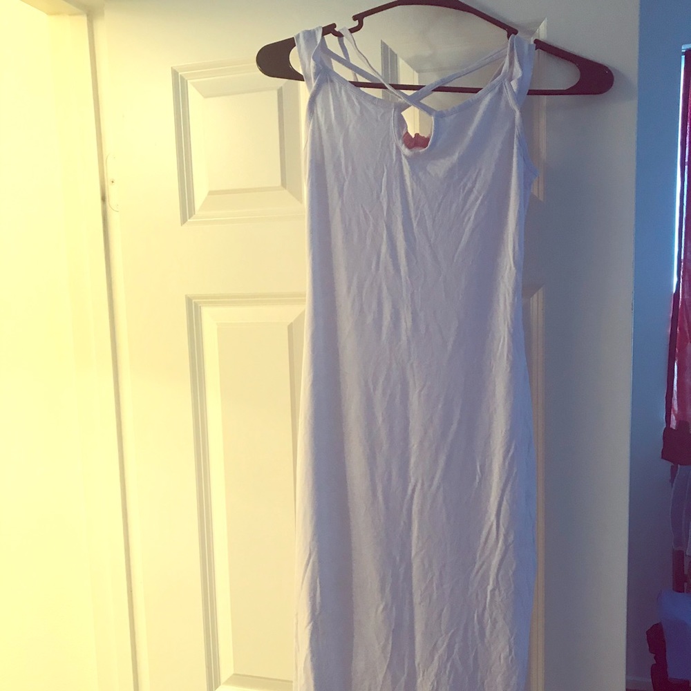 All white summer dress